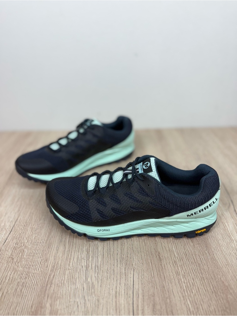 Merrell Antora 2 Trail Running Shoes Athletic Sneakers Navy Jade Sz 11